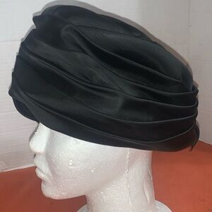 Original Black Silk Turbine KEN BLAIR HAT .. union made